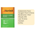 Tinta Acrílica Suvinil Rende e Cobre Muito Marfim 18L