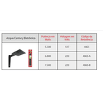 Chuveiro Lorenzetti Acqua Century Eletrônico Preto 7500W 220V