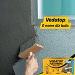 Vedacit Vedatop Flex Fibras 7000 Caixa 18kg – Argamassa Impermeabilizante Flexível