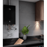 Aquecedor A Gás Rheem 20 Black Premium Connect Wi-fi Cor Preto Tipo De Gás Gn