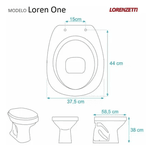 Assento Sanitário P/ Bacia Lorenzetti Loren One Branco