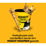 Manta Liquida Vedapren Preto 3,6 L Vedacit Laje Banheiro 