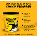 Manta Liquida Vedapren Preto 3,6 L Vedacit Laje Banheiro 