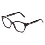 Óculos para Grau Swarovski - Preto Cat-Eye