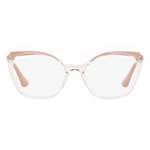 Óculos para Grau Vogue Bege Claro - Transparente