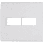 Placa 4x4 com 2 Postos Branco LIZ - Tramontina