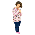 Pijama Cirúrgico Tradicional Feminino Tricoline - Barbie