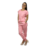 Pijama Cirúrgico Feminino Trendy - Rosa 
