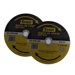 Kit 3 Disco de Corte Aço Inox MAX.RPM 8.600 Ecast