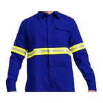 Camisa Eletricista Fita Classe 2 Azul Marinho T-GG CA32526