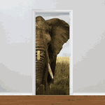 Adesivo para Porta - Elefante