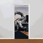 Adesivo para Porta - DeLorean