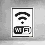 Placa de Sinalização - Wifi