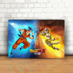Placa Decorativa - Dragon Ball Goku x Freeza