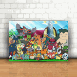 Placa Decorativa - Pokémon Personagens