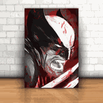 Placa Decorativa - Wolverine Fight