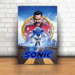 Placa Decorativa - Sonic Mod. 01
