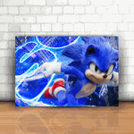 Placa Decorativa - Sonic Mod. 03