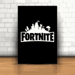Placa Decorativa - Fortnite Logo