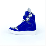 Tênis Bota Treino Sneaker Feminino Fitness Azul Caveira