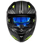 CAPACETE MT STRATEGY BLACK YELLOW