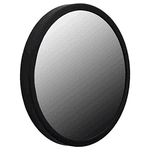 Espelho Redondo Preto 40cm Reduna PD0452