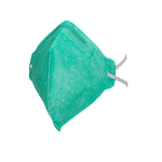 Respirador Infantojuvenil Reutilizável PFF2 (S) - verde claro - Kit com 10 un. 