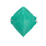 Respirador Descartável Tipo PFF2 (S) verde claro - Kit com 10 un