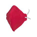 Máscara Adulto PFF2 (S) Vermelha - Kit com 10 un.