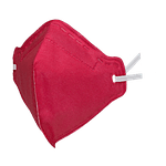 Máscara Infantil PFF2 (S) - vermelha - Kit com 10 un.