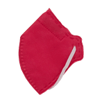 Máscara Infantil PFF2 (S) - vermelha - Kit com 10 un.