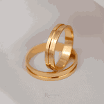Aliança de Casamento em Ouro 18k 4mm Modelo King