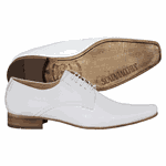 Sapato Branco Masculino Scatamacchia Social com Cadarço