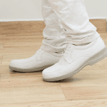 Sapato Branco Masculino Vidone Casual Com Cadarço Solado Cinza