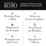 Sapato Boneca Preto - Rainha Catharina - AMORA/FENDI/GOIABA/MARINHO 400-29