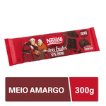 Chocolate Para Cobertura Nestlé Dois Frades Meio Amargo 300g
