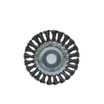 ESCOVA DE AÇO CARBONO CIRCULAR TORCIDA 175 MM