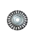ESCOVA DE AÇO CARBONO CIRCULAR TORCIDA 175 MM
