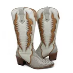 Bota Perlatto Nashville Couro Anac Off W. Caramelo Cristal - NAS001