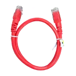 PATCH CORD CAT6 0,5M VERMELHO