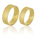 Alianças De Casamento Em Ouro 18k Personalizadas