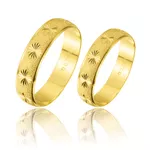 Alianças Diamantadas De Ouro