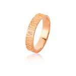 Alianças de Ouro Rose Trabalhada 18k 