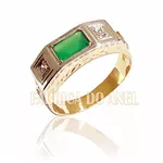 Anel De Formatura Masculino Em Ouro 18k
