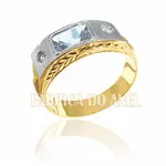 Anel De Formatura Masculino Em Ouro 18k