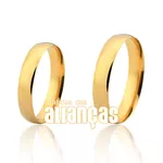Alianças de Ouro Anatômicas com 5,00 Gramas com Preço de Fábrica