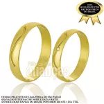 Alianças de Casamento em Ouro 18k com diamante de 0,01 ponto