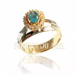 Anel De Formatura Feminino Em Ouro Amarelo 18k 0,750 Fa-430-z