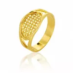 Anel Feminino Em Ouro Amarelo 18k 0,750 An-120