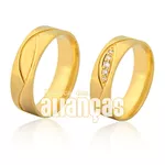 Alianças De Ouro 18k Com Frete Gratis